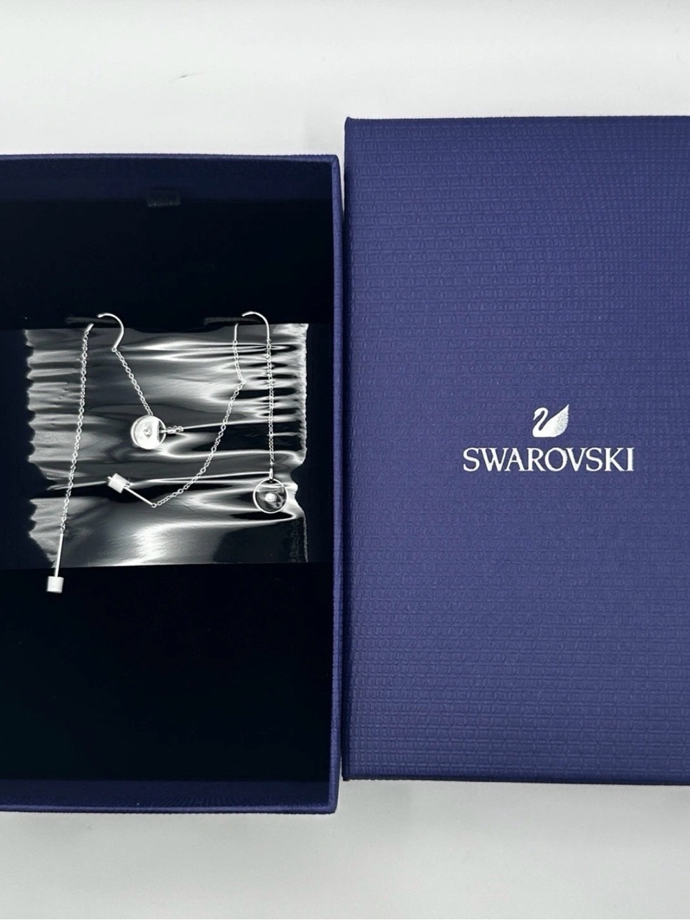 Swarovski Ginger Drop Earrings 5548108 New Brand In Box Authentic
